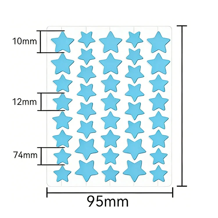 চতুর পিম্পল প্যাচ স্টিকার